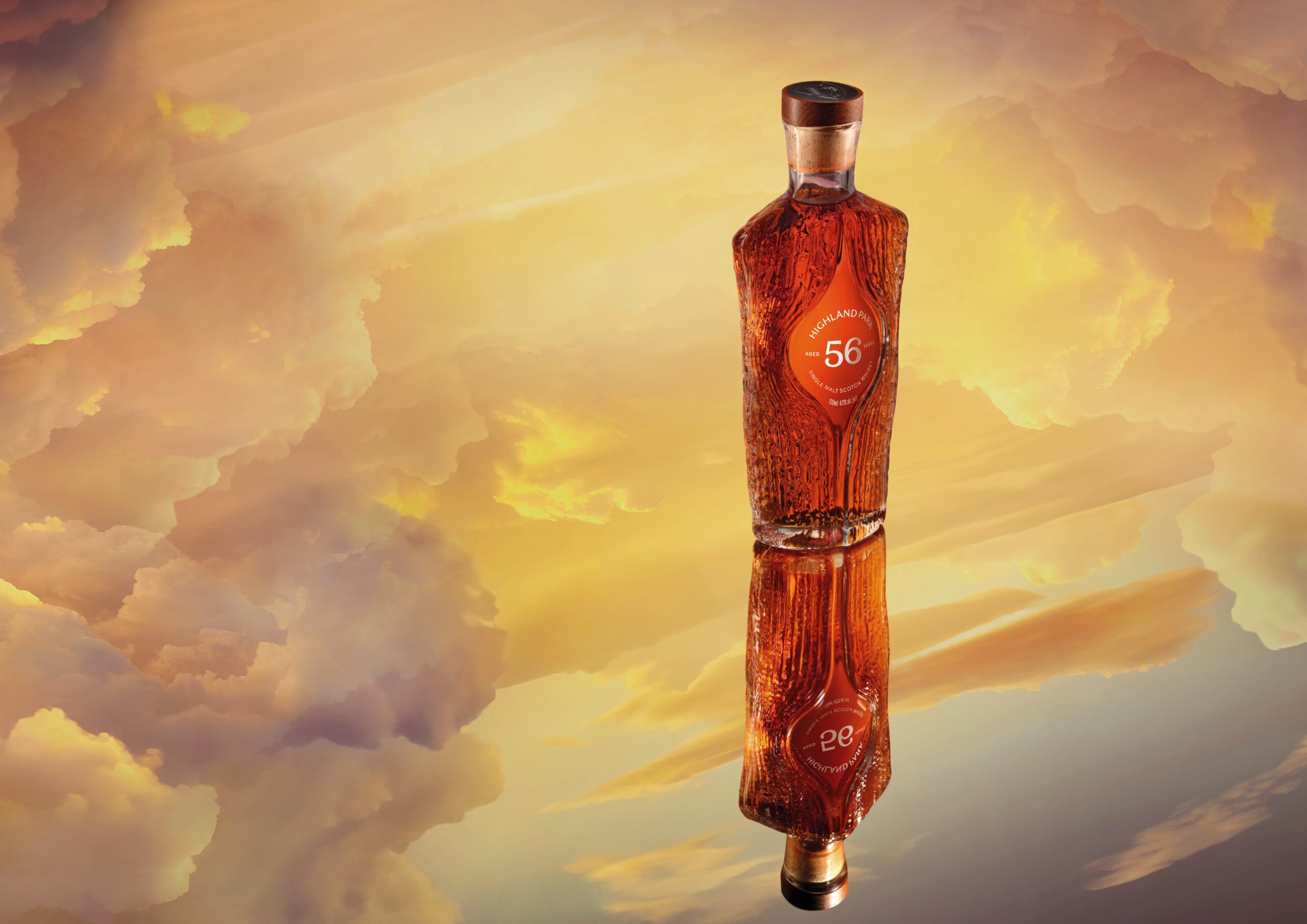 Flasche des Single Malt Whisky Highland Park 56