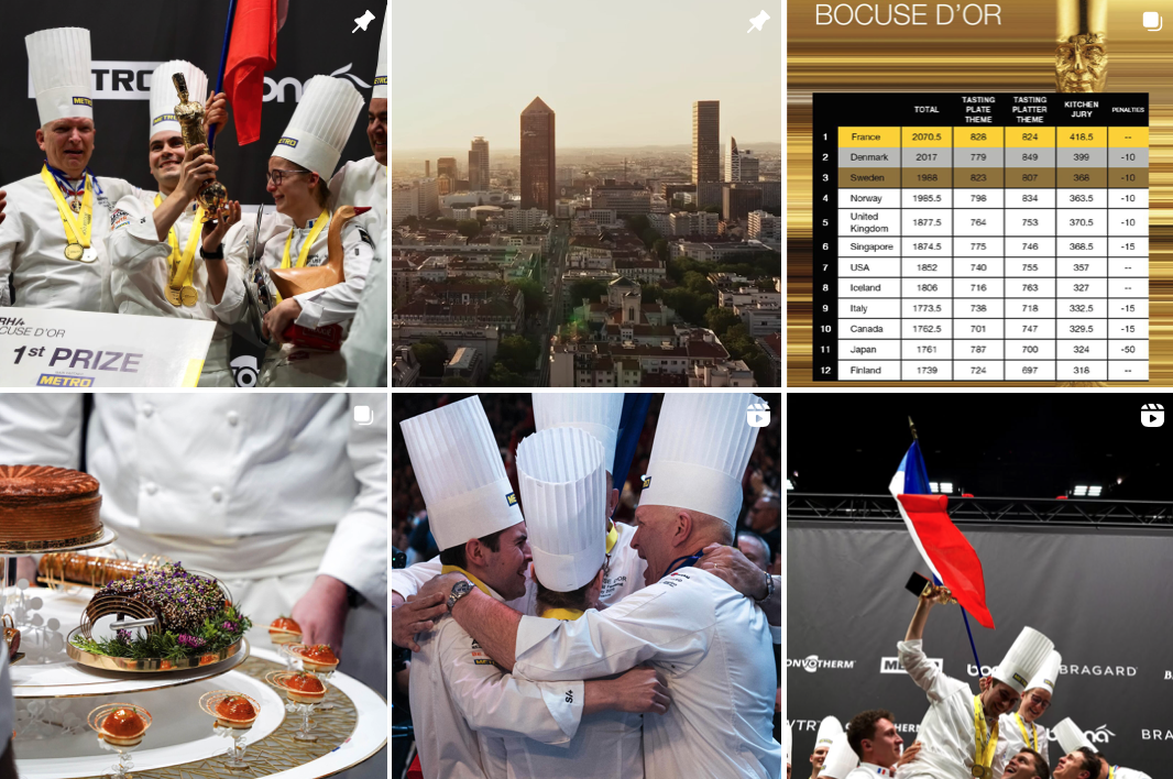 Screenshot der Startseite des Instagram-Accounts des Bocuse d'Or vom 28.01.2025